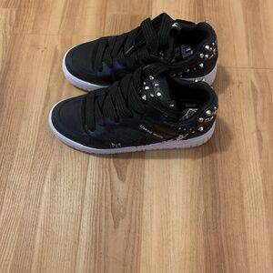 Naked Wolfe Black platform Sneaker with Studs size 9.5